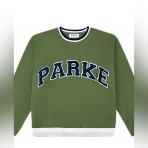 Parke Varsity Crewneck -Matcha